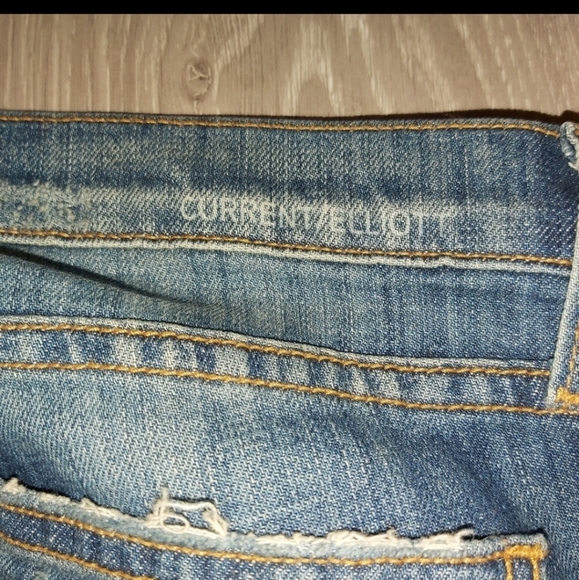 CURRENT Elliott ripped boyfriend jeans - Picture 4 of 5